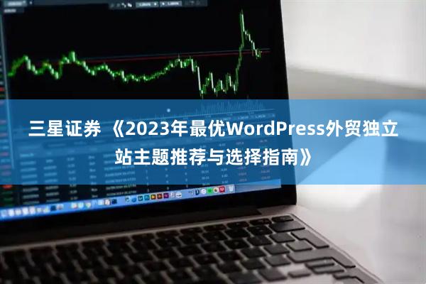 三星证券 《2023年最优WordPress外贸独立站主题推荐与选择指南》